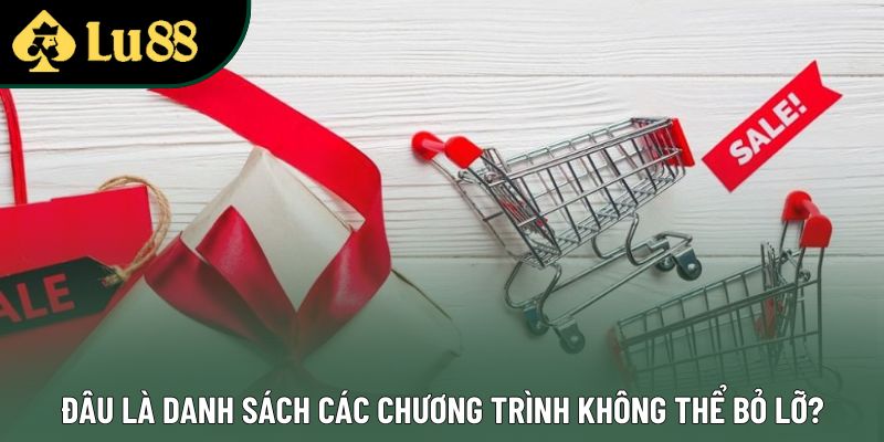 Đâu là danh sách các chương trình không thể bỏ lỡ? Đâu là danh sách các chương trình không thể bỏ lỡ?