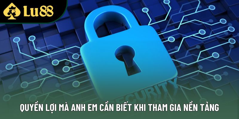 Quyền lợi mà anh em cần biết khi tham gia nền tảng